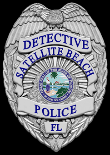 SATELLITE BEACH DETECTIVE BADGE.